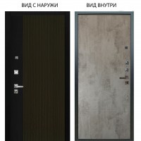 Люкс про 3К / Рокси Дуб рейка морение / Агат Светлый бетон