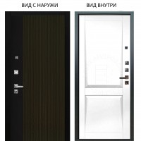 Люкс про 3К / Рокси Дуб рейка морение / Ариана Белая эмаль