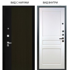 Люкс про 3К / Рокси Дуб рейка морение / Каролина Белая эмаль