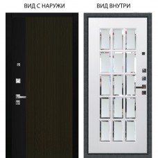 Люкс про 3К / Рокси Дуб рейка морение / Мэрелин Софт милк зеркало с фацетом и пескоструем