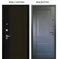 Люкс про 3К / Рокси Дуб рейка морение / Соло Антрацит