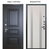 Люкс про 3К / Скиф Горький шоколад / Дуэт Белое дерево вставки Изабель