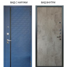 Люкс про 3К / Тори Синий софт / Агат Светлый бетон