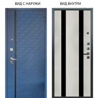 Люкс про 3К / Тори Синий софт / Дуэт Белое дерево вставки Кензо