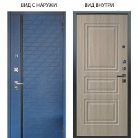 Люкс про 3К / Тори Синий софт / Скиф Дуб филадельфия крем