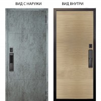 SMART / Агат Темный бетон / Элегант Дорс светлый горизонт