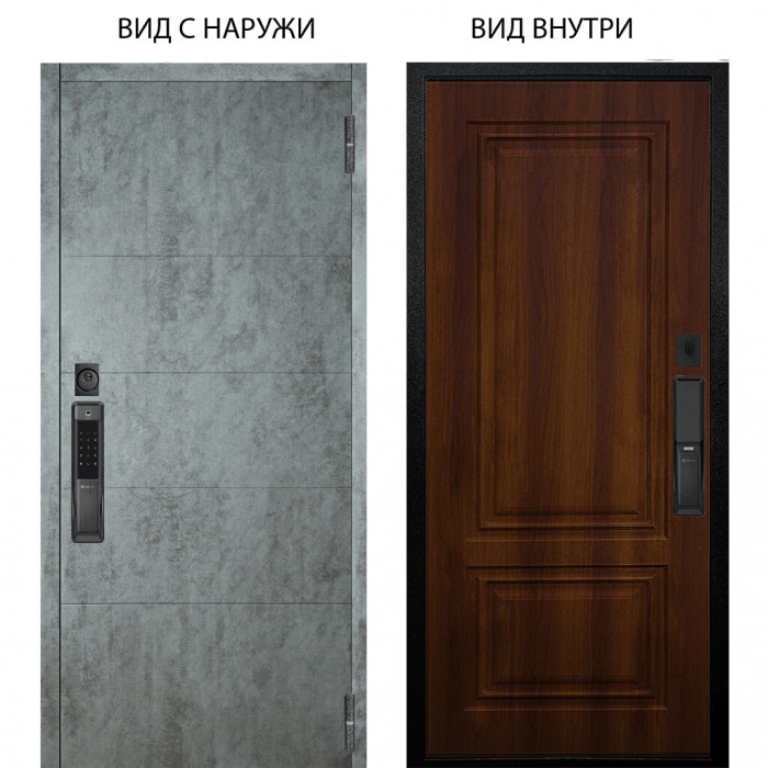 SMART / Агат Темный бетон / Элион Дуб рустикальный