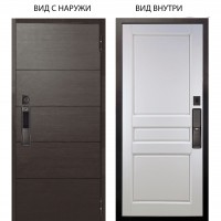 SMART / Агат Венге горизонт / Каролина Белая эмаль