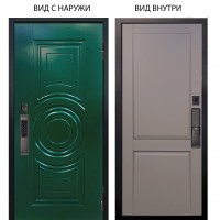 SMART / Бенадир RAL6005 / Ариана Серая эмаль