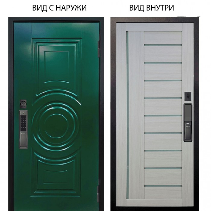 SMART / Бенадир RAL6005 / Диана Белая лиственница