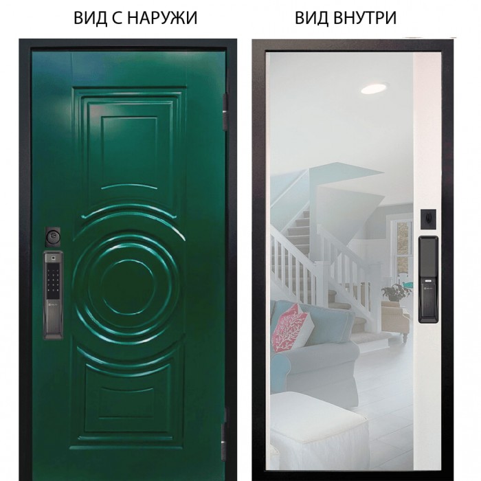 SMART / Бенадир RAL6005 / Магнум Софт милк