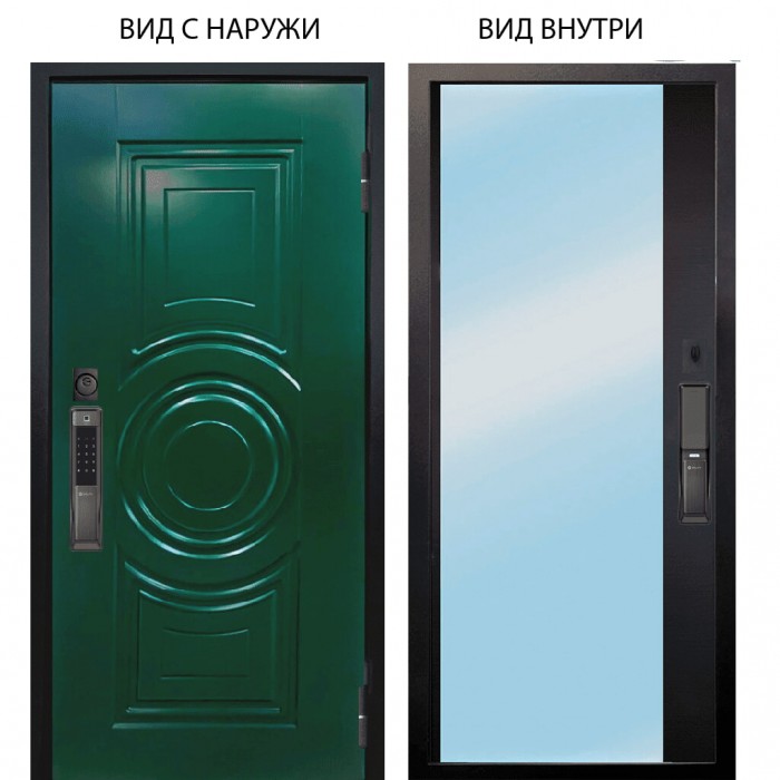 SMART / Бенадир RAL6005 / Магнум Черный софт