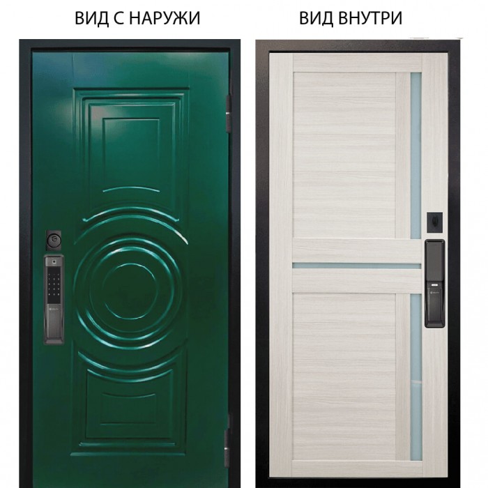 SMART / Бенадир RAL6005 / Мирра Белая лиственница