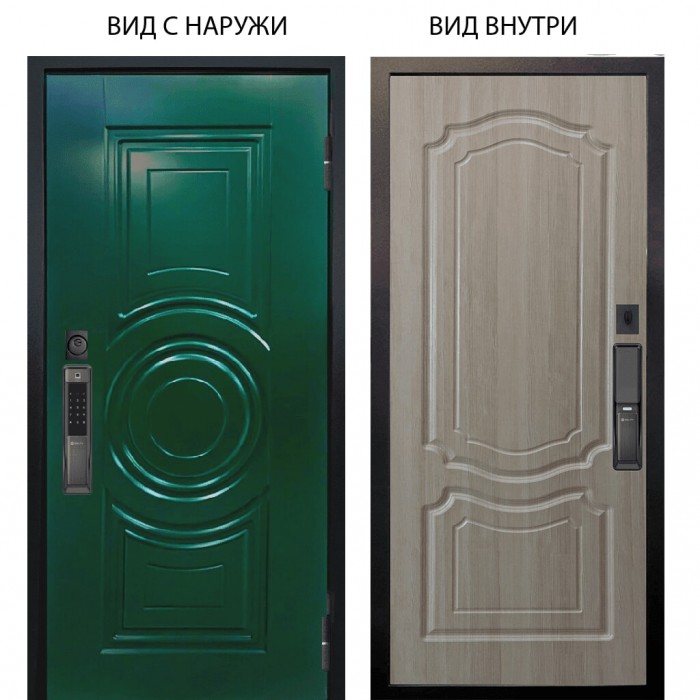 SMART / Бенадир RAL6005 / Мишель Ларче светлый