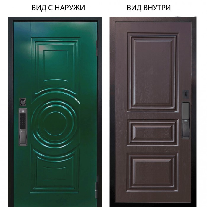 SMART / Бенадир RAL6005 / Скиф Горький шоколад