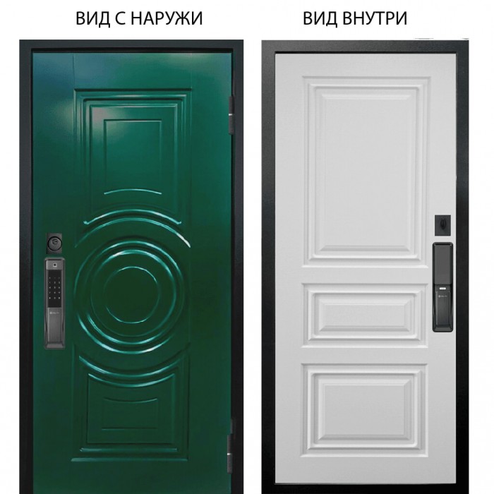 SMART / Бенадир RAL6005 / Скиф Софт милк