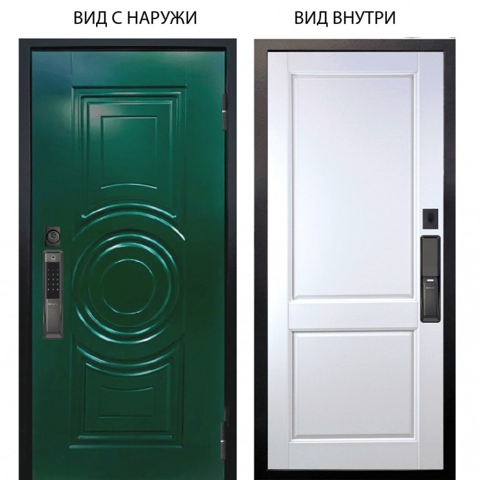 SMART / Бенадир RAL6005 / Соренто Белая эмаль