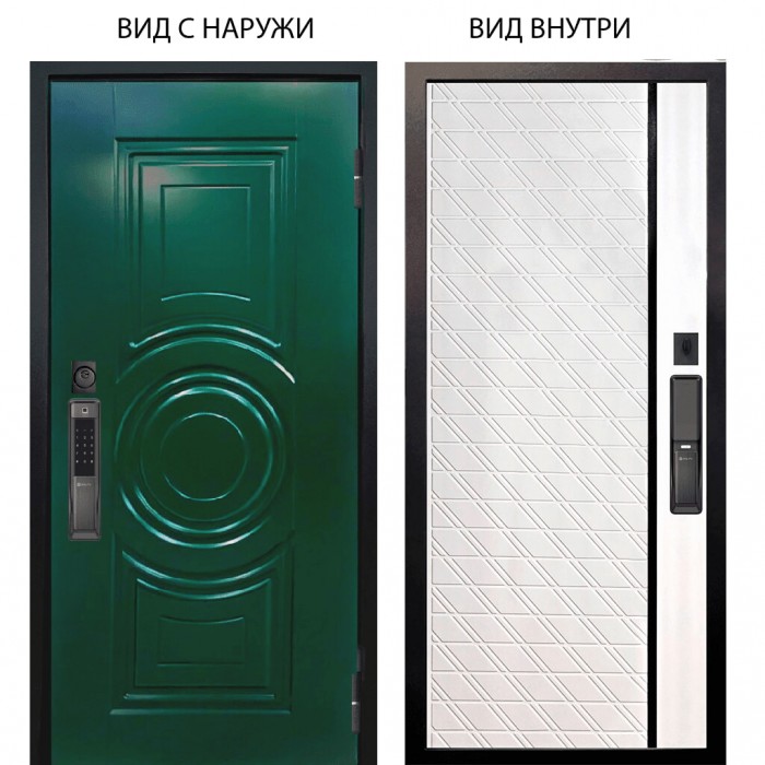 SMART / Бенадир RAL6005 / Тори Софт милк