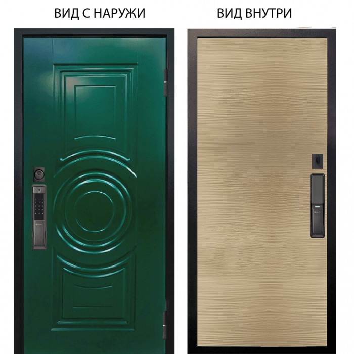 SMART / Бенадир RAL6005 / Элегант Дорс светлый горизонт