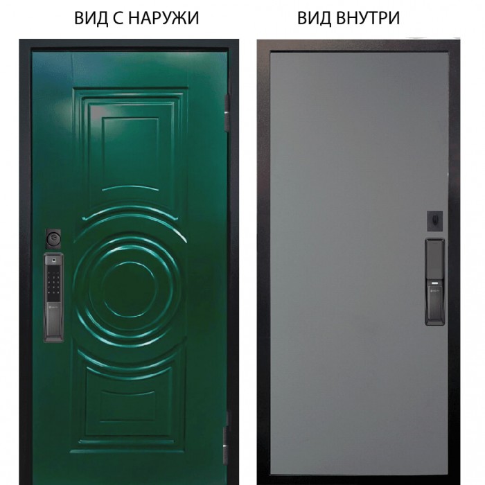 SMART / Бенадир RAL6005 / Элегант Силк маус
