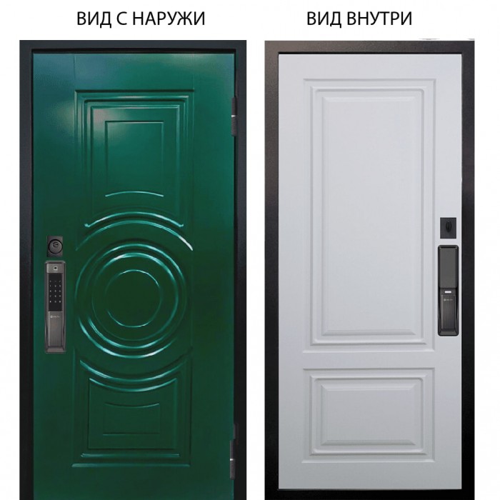 SMART / Бенадир RAL6005 / Элион Софт милк