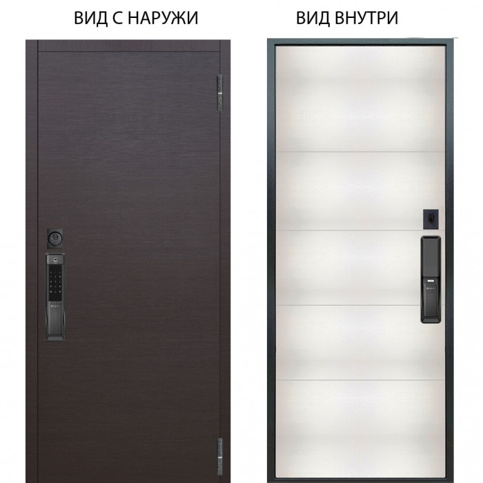 SMART / Элегант Венге горизонт / Агат Вельвет белый горизонт