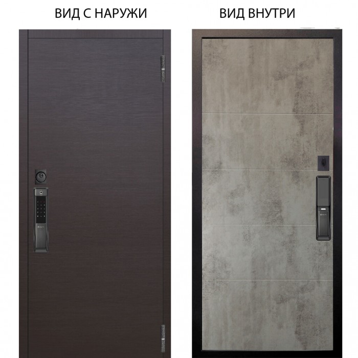 SMART / Элегант Венге горизонт / Агат Светлый бетон