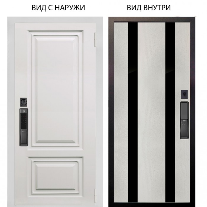 SMART / Элион ВМР белый / Дуэт Белое дерево вставки Кензо