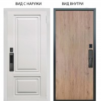 SMART / Элион ВМР белый / Элегант Рустик соломенный