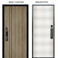 SMART / Гейджи орех мраморный / Агат Вельвет белый горизонт