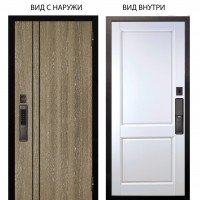 SMART / Гейджи орех мраморный / Соренто Белая эмаль