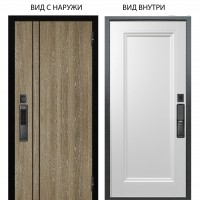 SMART / Гейджи орех мраморный / Анастасия 1 Белый снег