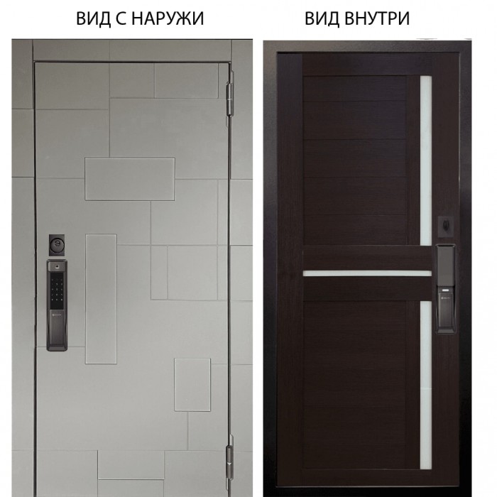 Входная дверь ARGUS SMART внешняя панель Корсо Силк флай внутренняя Мирра Вельвет