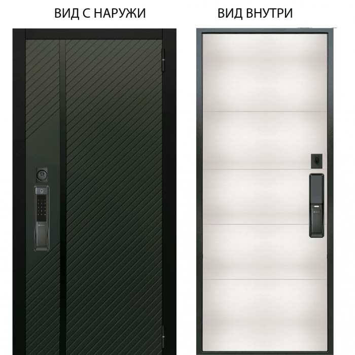 SMART / Ланцет олива софт / Агат Вельвет белый горизонт