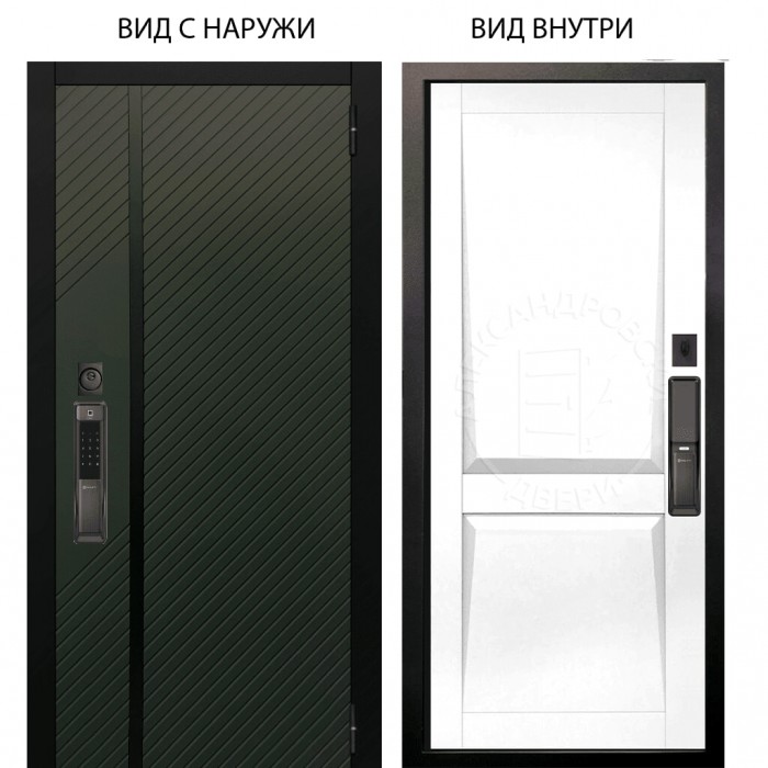 SMART / Ланцет олива софт / Ариана Белая эмаль