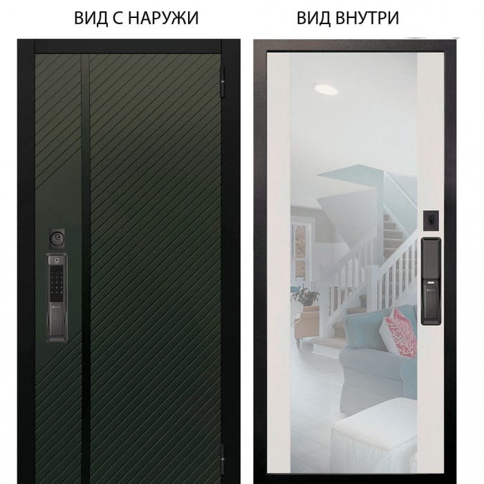 SMART / Ланцет олива софт / Вояж Белое дерево