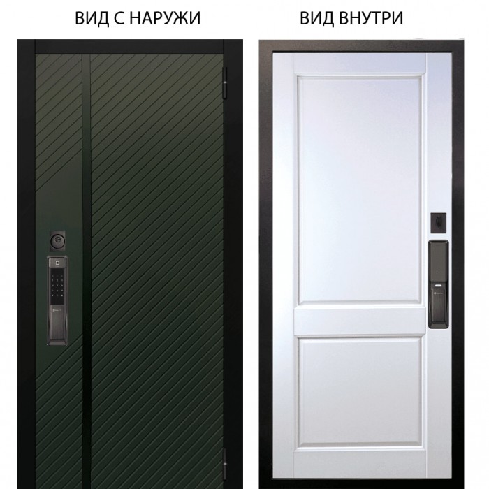 SMART / Ланцет олива софт / Соренто Белая эмаль