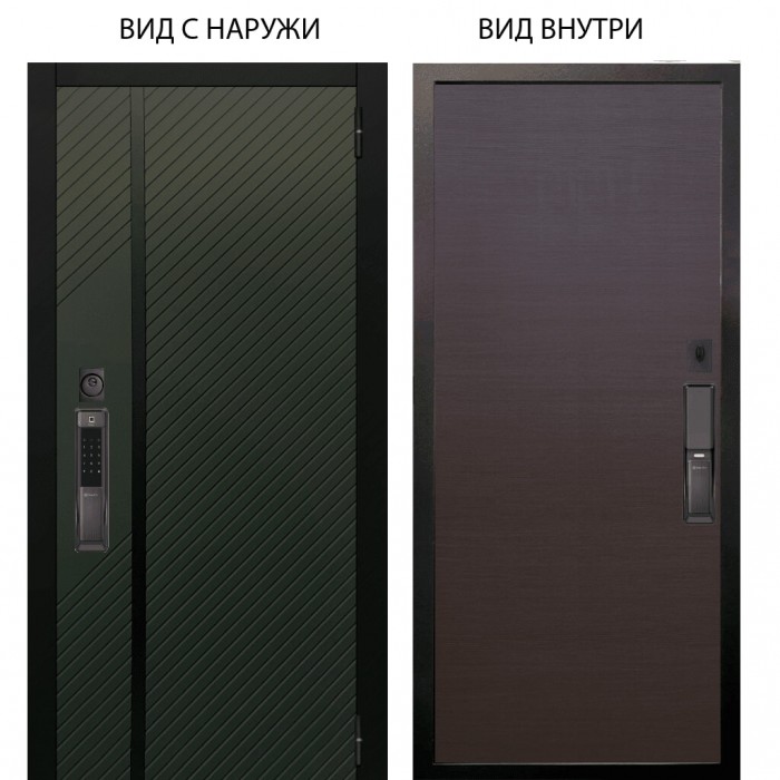 SMART / Ланцет олива софт / Элегант Венге горизонт