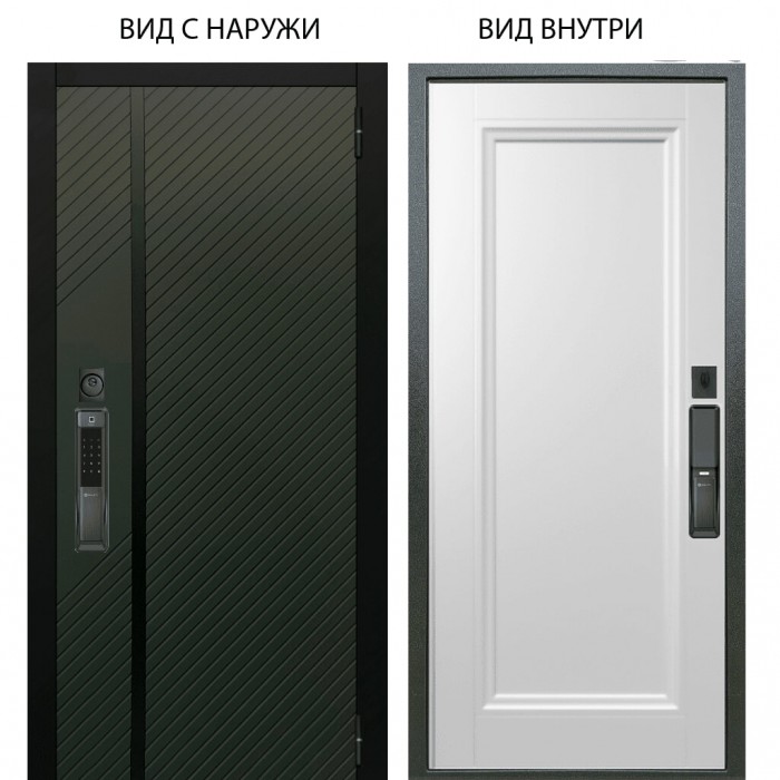 SMART / Ланцет олива софт / Анастасия 1 Белый снег