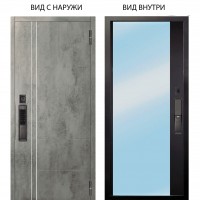 SMART / Лофт Темный бетон / Магнум Черный софт