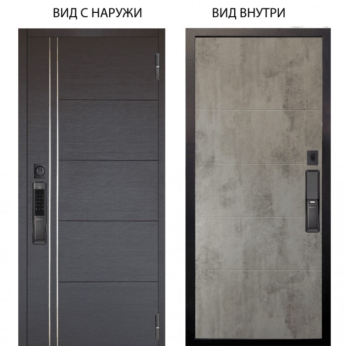 SMART / Лофт Венге горизонт / Агат Светлый бетон