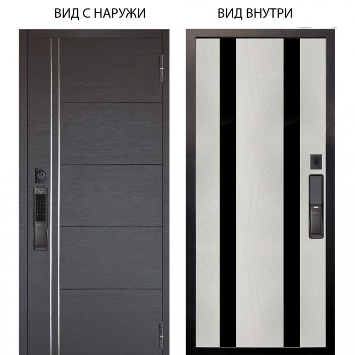 SMART / Лофт Венге горизонт / Дуэт Белое дерево вставки Кензо