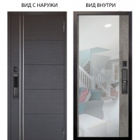 SMART / Лофт Венге горизонт / Магнум Светлый бетон