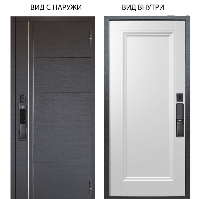 SMART / Лофт Венге горизонт / Анастасия 1 Белый снег