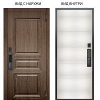 SMART / Магистр дуб кантри / Агат Вельвет белый горизонт