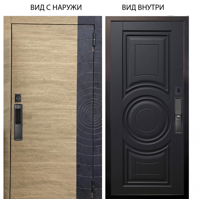 SMART / Раунд Дуб европ. красный горизонт - бетон урбан индиго / Могадиш Черный софт.jpg