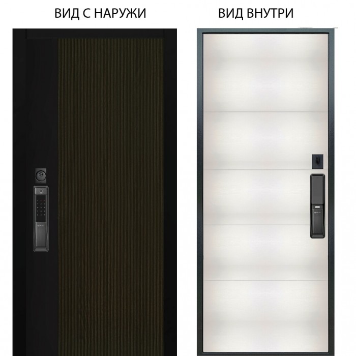 SMART / Рокси дуб рейка морение / Агат Вельвет белый горизонт