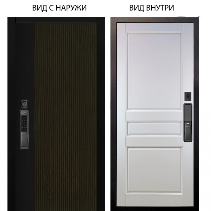 SMART / Рокси дуб рейка морение / Каролина Белая эмаль