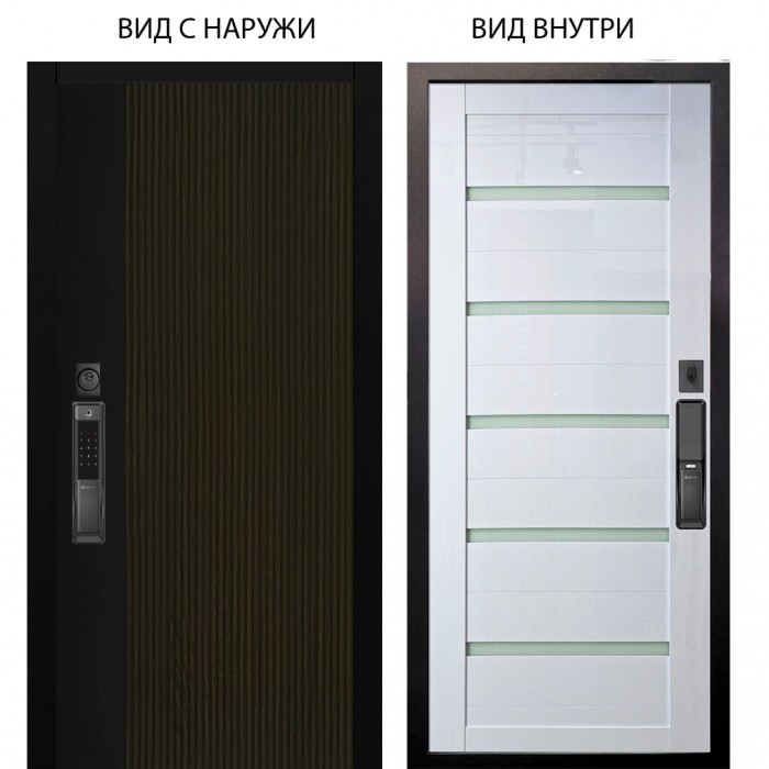 SMART / Рокси дуб рейка морение / Александра Белый глянец