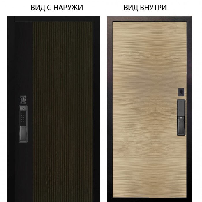 SMART / Рокси дуб рейка морение / Элегант Дорс светлый горизонт